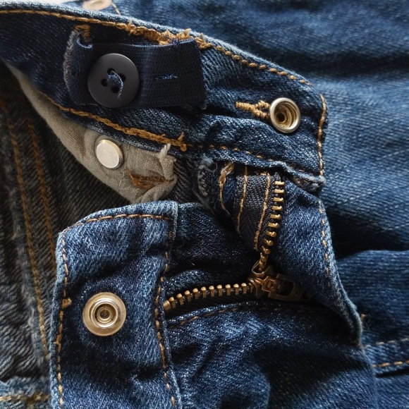 old navy boot cut dark wash denim jeans 3T toddler girls - Picture 4 of 7